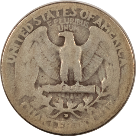 New Store Items 1932-D WASHINGTON QUARTER – PLEASING CIRCULATED EXAMPLE, KEY-DATE!