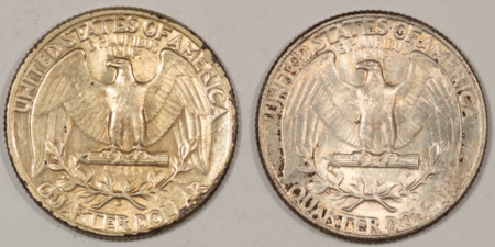 New Store Items 1946 1946-D WASHINGTON QUARTERS, LOT/2 – HIGH GRADE EXAMPLE! LOOKS UNCIRCULATED!