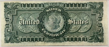 Large Silver Certificates 1886 $5 SILVER CERTIFICATE SILVER DOLLAR BACK FR#263 PMG F-15 MINOR RESTORATION