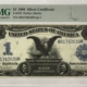 Large Silver Certificates 1899 $2 SILVER CERTIFICATE WASHINGTON FR#253 – PMG 35 VERY FINE LOOKS WAY BETTER