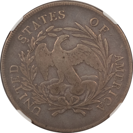 CAC Approved Coins 1795 $1 DRAPED CENTERED BUST DOLLAR BB-52 B-15 NGC VG-10, PERFECT, CAC APPROVED!