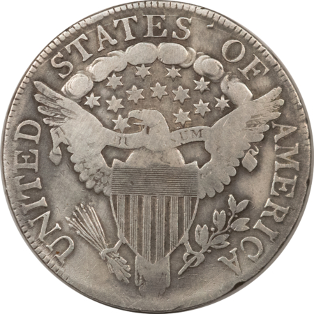 Early Halves 1807 DRAPED BUST HALF DOLLAR – DECENT CIRCULATED OLD CLEANING!