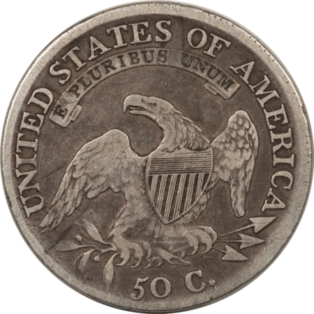 Early Halves 1810 CAPPED BUST HALF DOLLAR, O-106, R-4 – CIRCULATED!