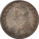 Early Halves 1823 BROKEN 3 CAPPED BUST HALF DOLLAR HIGH GRADE CIRC EXAMPLE BUT CLEANED, TOUGH