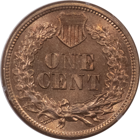 CAC Approved Coins 1863 INDIAN CENT – PCGS MS-64, LOOKS 64+, OLD GREEN HOLDER, PQ AND CAC APPROVED!