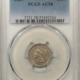Lincoln Cents (Wheat) 1914-D LINCOLN CENT – PCGS AU-55, SMOOTH BROWN & LOOKS BETTER, KEY-DATE!