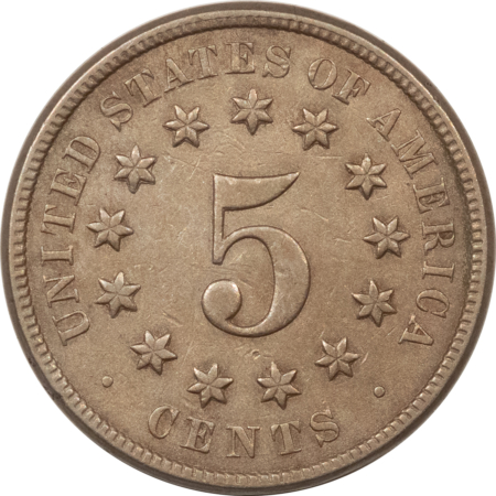New Store Items 1871 SHIELD NICKEL – HIGH GRADE EXAMPLE, TOUGH DATE!