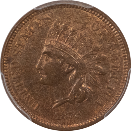 CAC Approved Coins 1872 INDIAN CENT – PCGS MS-63 BN, FRESH, PREMIUM QUALITY! CAC APPROVED!