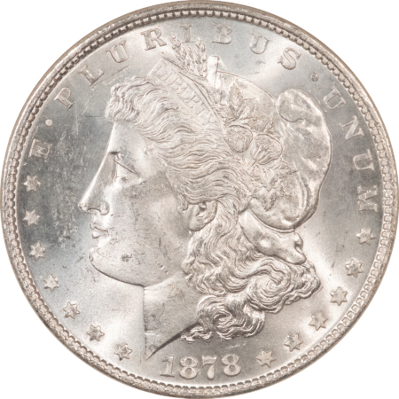 Morgan Dollars 1878 7TF REV OF 79 $1 MORGAN DOLLAR – NGC MS-64