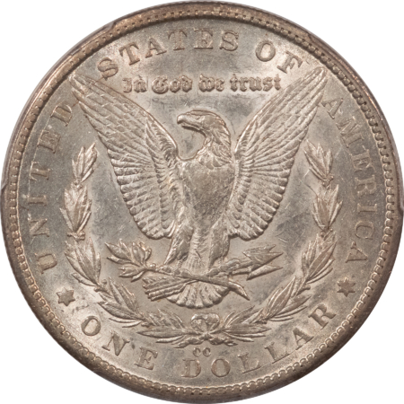 CAC Approved Coins 1879-CC $1 MORGAN DOLLAR – PCGS AU-50, FRESH WHITE, TOUGH! CAC! CARSON CITY!