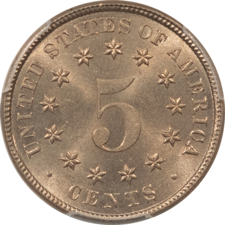 New Certified Coins 1882 SHIELD NICKEL – PCGS MS-64, FLASHY!