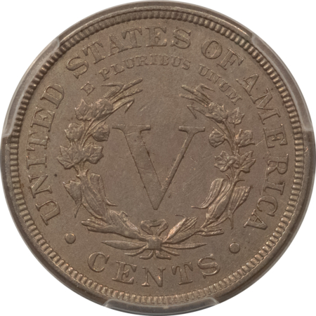 Liberty Nickels 1885 LIBERTY NICKEL – PCGS AU-53, FRESH, HIGH GRADE KEY-DATE!