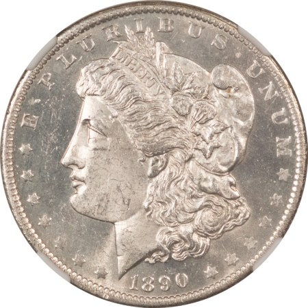 Morgan Dollars 1890-O $1 MORGAN DOLLAR – NGC MS-63, LOOKS PROOFLIKE ALTHOUGH NOT DESIGNATED!
