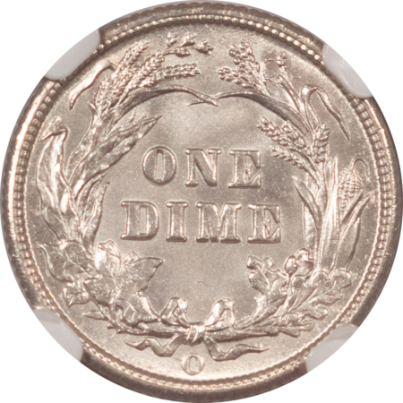Barber Dimes 1893-O BARBER DIME – NGC MS-66, BLAZING WHITE & REALLY TOUGH!
