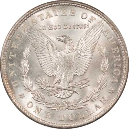 Morgan Dollars 1899 $1 MORGAN DOLLAR – PCGS MS-64, FLASHY WHITE, LOW MINTAGE!