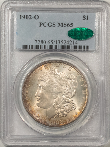 CAC Approved Coins 1902-O $1 MORGAN DOLLAR – PCGS MS-65, 66 QUALITY! CAC APPROVED!