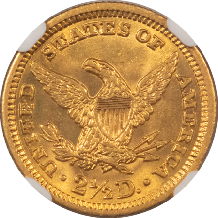 $2.50 1903 $2.50 LIBERTY GOLD, NGC MS-62, REALLY CHOICE LOOK W/ BOOMING LUSTER!