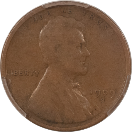 Lincoln Cents (Wheat) 1909-S/S LINCOLN CENT, S/HORIZONTAL/S, FS-1502 (FS-012.3) – PCGS VG-10