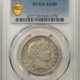 Barber Halves 1915 BARBER HALF DOLLAR – PCGS AU-58, TOUGH, KEY-DATE!