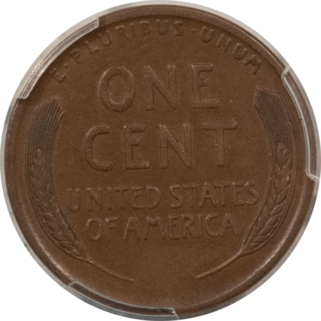 Lincoln Cents (Wheat) 1914-D LINCOLN CENT – PCGS AU-55, SMOOTH BROWN & LOOKS BETTER, KEY-DATE!
