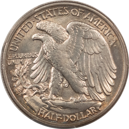 New Certified Coins 1916-D WALKING LIBERTY HALF DOLLAR – PCGS MS-62, SATINY WHITE!