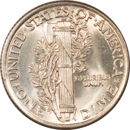 Mercury Dimes 1917 MERCURY DIME – UNCIRCULATED, FULL BANDS!