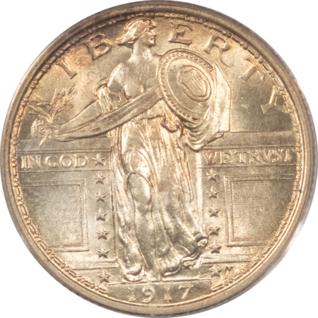 New Certified Coins 1917 STANDING LIBERTY QUARTER TY 1 PCGS MS-64 FH ORIGINAL WHITE PREMIUM QUALITY!