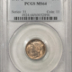 Liberty Seated Dimes 1837 SEATED LIBERTY DIME, NO STARS, SMALL DATE – PCGS AU-58, SCARCE TYPE COIN!