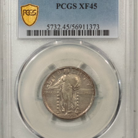 New Certified Coins 1919-S STANDING LIBERTY QUARTER – PCGS XF-45, TOUGH DATE, GREAT LOOK!
