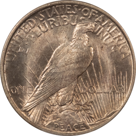 Peace Dollars 1921 $1 PEACE DOLLAR, HIGH RELIEF – PCGS MS-63, CHOICE! KEY-DATE!