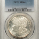 Morgan Dollars 1921 $1 MORGAN DOLLAR – PCGS MS-64 PL, REALLY SCARCE, PROOFLIKE!