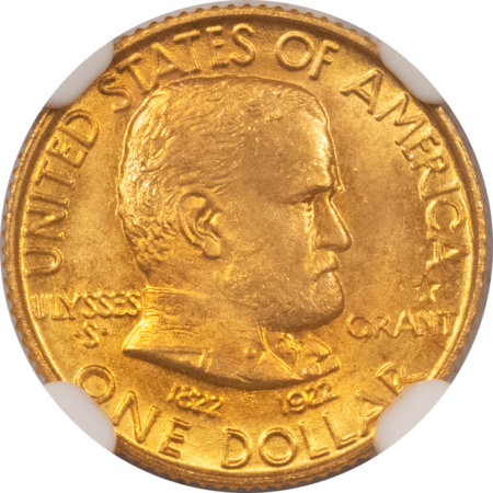 Gold 1922 GRANT STAR COMMEMORATIVE GOLD DOLLAR NGC MS-66+ REALLY PRETTY & PQ, SUPERB!
