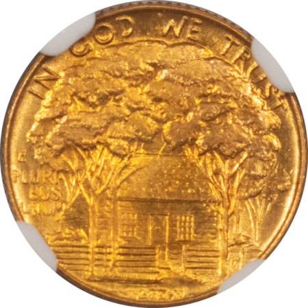 Gold 1922 GRANT STAR COMMEMORATIVE GOLD DOLLAR NGC MS-66+ REALLY PRETTY & PQ, SUPERB!