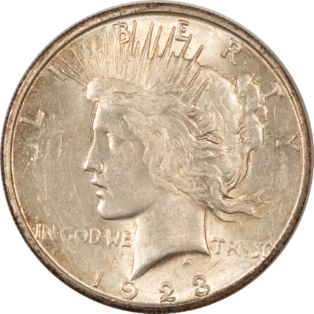 New Store Items 1923-S $1 PEACE DOLLAR – NICE FRESH HIGH GRADE, NEARLY UNCIRC, LOOKS CHOICE!