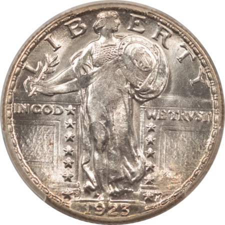 New Certified Coins 1923-S STANDING LIBERTY QUARTER – PCGS MS-63, BLAZING LUSTROUS, PREMIUM QUALITY