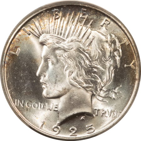 New Certified Coins 1925 $1 PEACE DOLLAR – PCGS MS-66+, BLAZING LUSTER & PRETTY!