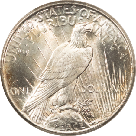New Certified Coins 1925 $1 PEACE DOLLAR – PCGS MS-66+, BLAZING LUSTER & PRETTY!