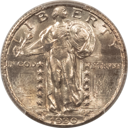 New Certified Coins 1930-S STANDING LIBERTY QUARTER – PCGS MS-65 FH, FRESH GEM!