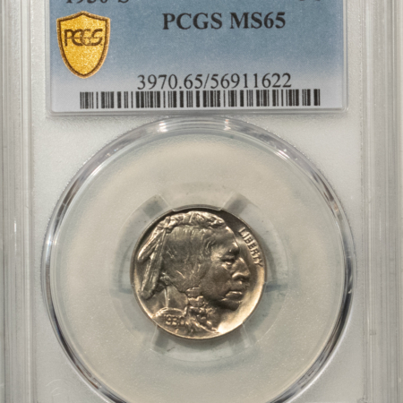 Buffalo Nickels 1930-S BUFFALO NICKEL – PCGS MS-65, FLASHY GEM & PQ!
