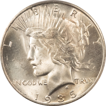 New Certified Coins 1935-S $1 PEACE DOLLAR – PCGS MS-63, FRESH & LOOKS BETTER!