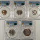 New Certified Coins INCREDIBLE MATCHED 1937 PROOF SET, PCGS PR67 RD/67/67/67/66 ALL CAC, SUPERB GEMS