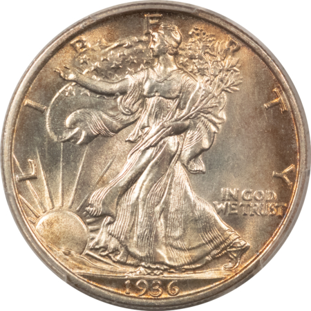 New Certified Coins 1936-S WALKING LIBERTY HALF DOLLAR – PCGS MS-65, PRETTY, PREMIUM QUALITY GEM!