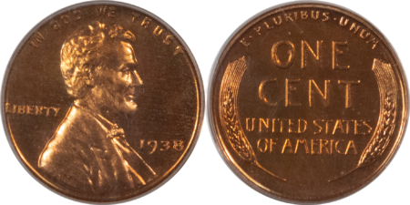 New Certified Coins BEAUTIFUL FRESH 1938 PROOF SET, GEM, EYE APPEALING COINS, ALL HOUSED IN PCGS OGH