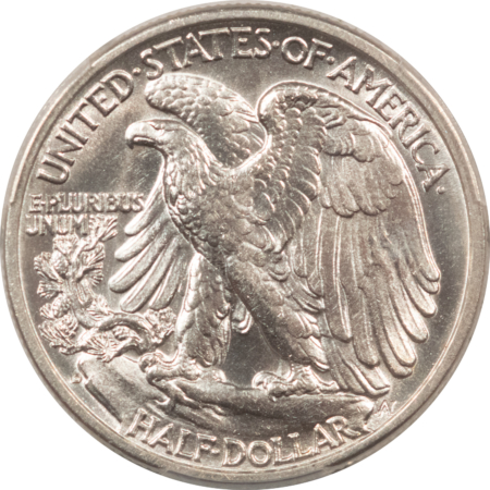 New Certified Coins 1938-D WALKING LIBERTY HALF DOLLAR – PCGS MS-62, BLAST WHITE!