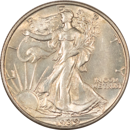 New Store Items 1939-S WALKING LIBERTY HALF DOLLAR-HIGH GRADE, NEARLY UNCIRCULATED LOOKS CHOICE!