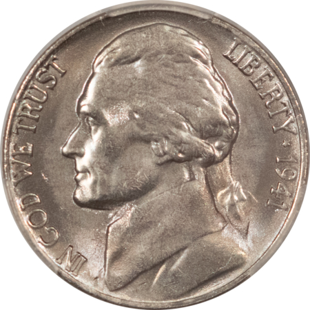 Jefferson Nickels 1941-S JEFFERSON NICKEL – PCGS MS-65 FS, GEM