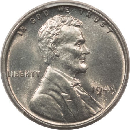 Lincoln Cents (Wheat) 1943 LINCOLN STEEL CENT – PCGS MS-66