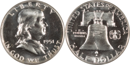 New Certified Coins 1951 5 COIN US SILVER PROOF SET PCGS PR-66 RD/66/67/66/66 GEM+ TOUGH MATCHED SET