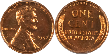 New Certified Coins 1952 5 COIN US SILVER PROOF SET – PCGS PR-66RD/67/67/66/66, GEM!