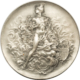 Exonumia 1961 AUGUSTUS ST GAUDENS COMMEM MEDAL 76MM 6.64 OZ .999 METAL ARTS CO #648 + BOX